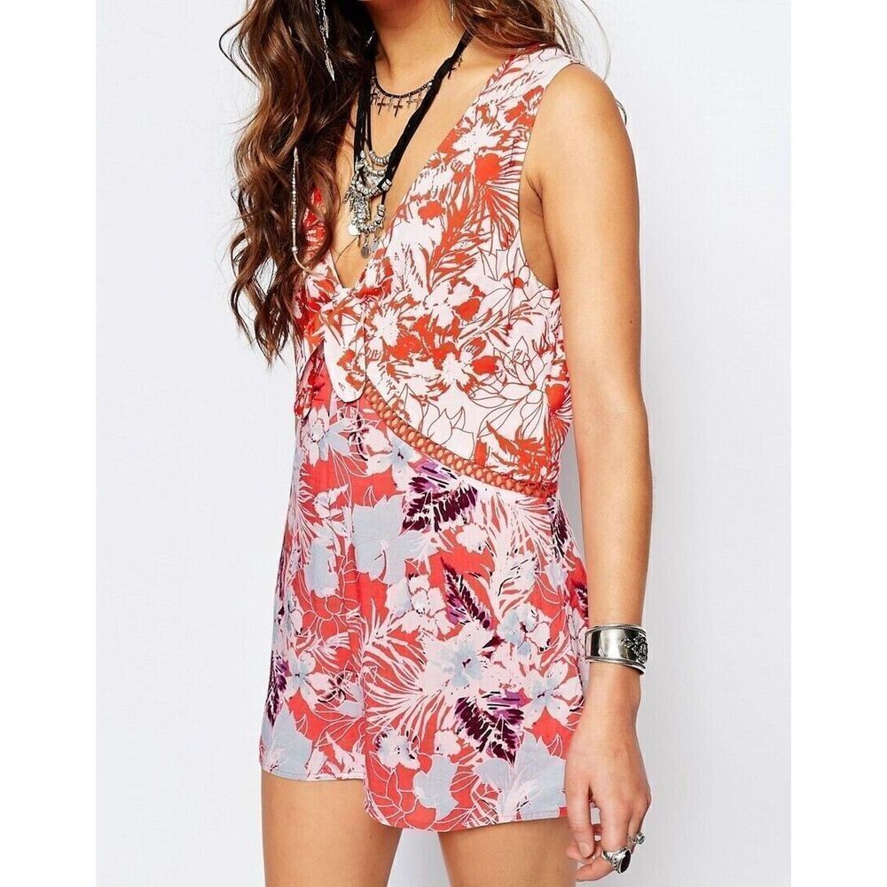 Free People Santiago Floral Print Romper